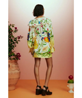 Alemais Flores Floral Mini Dress Yellow Size 10 - 10 / Floral - Dresses