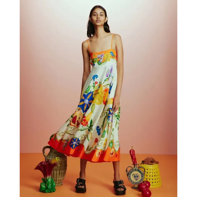 Alemais Flores Sundress Print Size AU 10 - 10 / Multi - Dresses