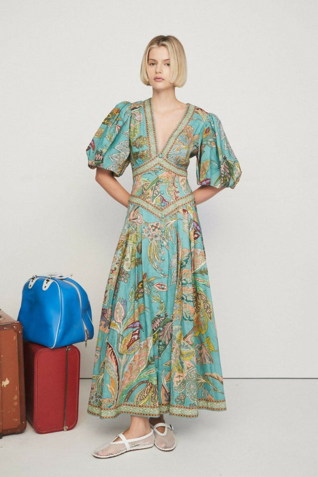 Alemais Franca Midi Dress - 10 / Print - Dresses