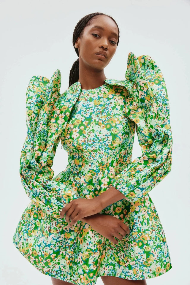 Alemais Francis Petal Mini Dress