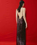 Alemais Geanie Sequin Gown In Chocolate Size 12 & 14 - Dresses