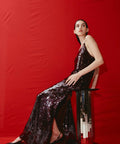 Alemais Geanie Sequin Gown Size 10 - 10 / Brown - Dresses