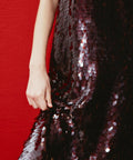 Alemais Geanie Sequin Gown Size 10 - 10 / Brown - Dresses