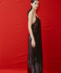 Alemais Geanie Sequin Gown Size 10 - 10 / Brown - Dresses