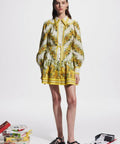 Alemais Gisela Mini Dress Print Size AU 14 & 16 - Dresses