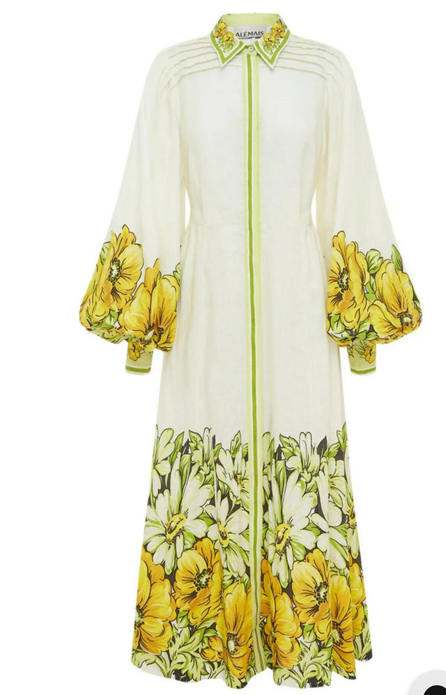 Alemais Gisela Shirtdress Floral Size AU 16 - 16 / Floral - Dresses