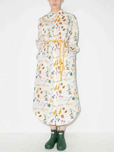 alemais golden hands dress Shirtdress Print Size AU 14 Emma gale