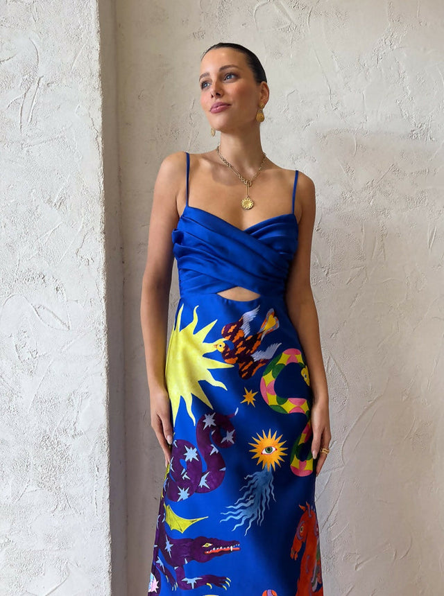alemais guardian midi dress Alemais Guardian Midi Dress