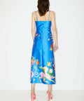 Alemais Guardian Midi Dress in Azure - 10 / Print - Dresses