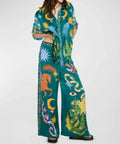 Alemais Guardian Silk Shirt Size AU 14 and Pant Size AU 16 Set Print - 16 / Print - Outfit Sets