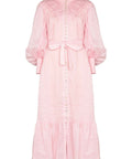 Alemais Halcyon Midi Dress - 14 / Pink - Dresses