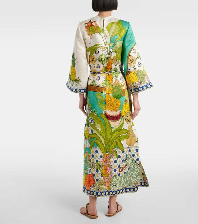 Alémais Hazel Silk Midi Exclusive - 16 / Multi - Dresses