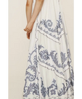 Alemais Hazel Smocked Embroidered Midi Dress White Size 10 - 10 / White - Dresses