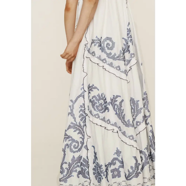 Alemais Hazel Smocked Embroidered Midi Dress White Size 10 - 10 / White - Dresses