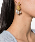 Alemais Hero Scorpion Shell Earrings - Gold - Earrings