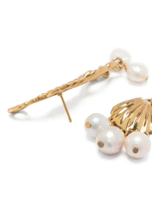 Alemais Hero Scorpion Shell Earrings - Gold - Earrings