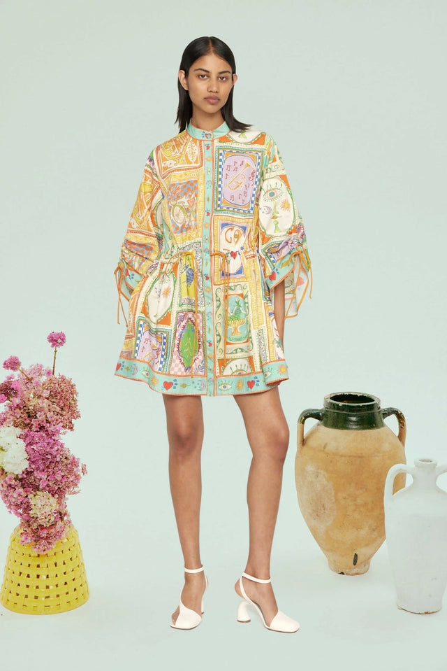 Alemais Holiday Go to Mini Dress Multi Passion