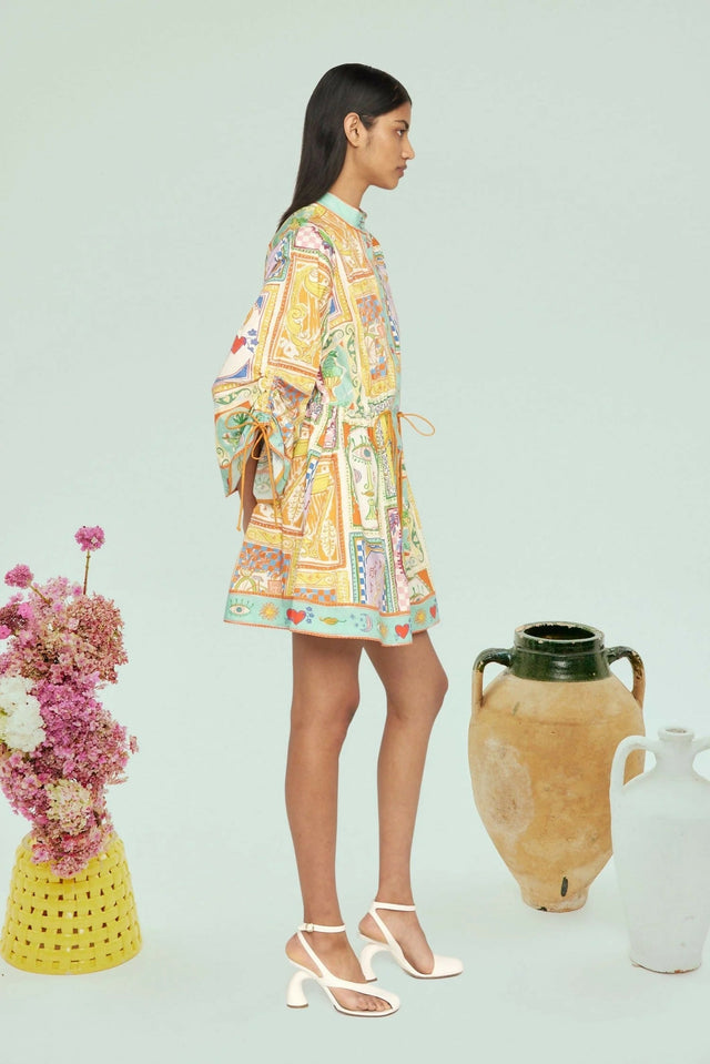 Alemais Holiday Go to Mini Dress Multi Passion
