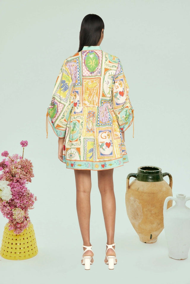 Alemais Holiday Go to Mini Dress Multi Passion