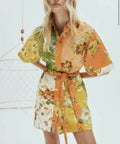 Alemais Hotel Lamu Spliced Mini Dress - 8 / Floral - Dresses