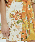 Alemais Hotel Lamu Spliced Mini Dress - 8 / Floral - Dresses