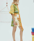 Alemais Hotel Lamu Spliced Mini Dress - 8 / Floral - Dresses