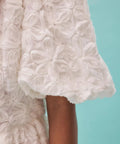 Alemais Iggy Embroidered Mini Dress Cream Size 14 - 14 / White - Dresses