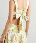 Alemais Ira Cut Out Mini Dress Floral Size 6 - 6 / Floral - Dresses