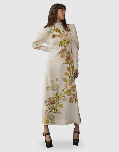 alemais ira tiered midi dress Alemais Ira Gown Size 12