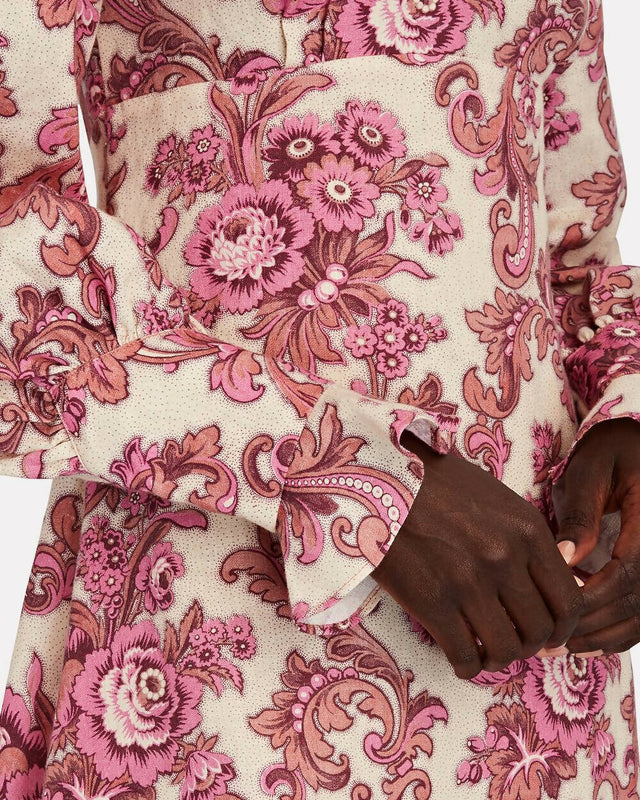 Alemais Isla Mini Dress Size 14 - 14 / Magenta - Dresses