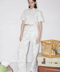 Alemais Ivy Cropped Shirt 16 - 16 / White - Tops
