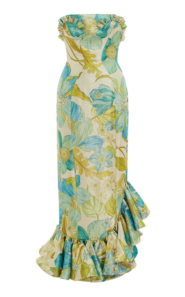 knee length dresses for ladies Alemais Janis Strapless Midi Dress