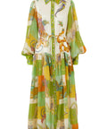 Alemais Jerome Silk Midi Dress Multi/Print Size 14 - 14 / Multi - Dresses