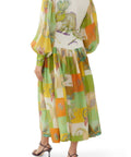 Alemais Jerome Silk Midi Dress Multi/Print Size 14 - 14 / Multi - Dresses