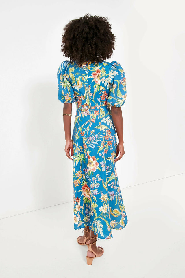 alemais june midi dress MICHELLE SQUARE NECK MIDI DRESS