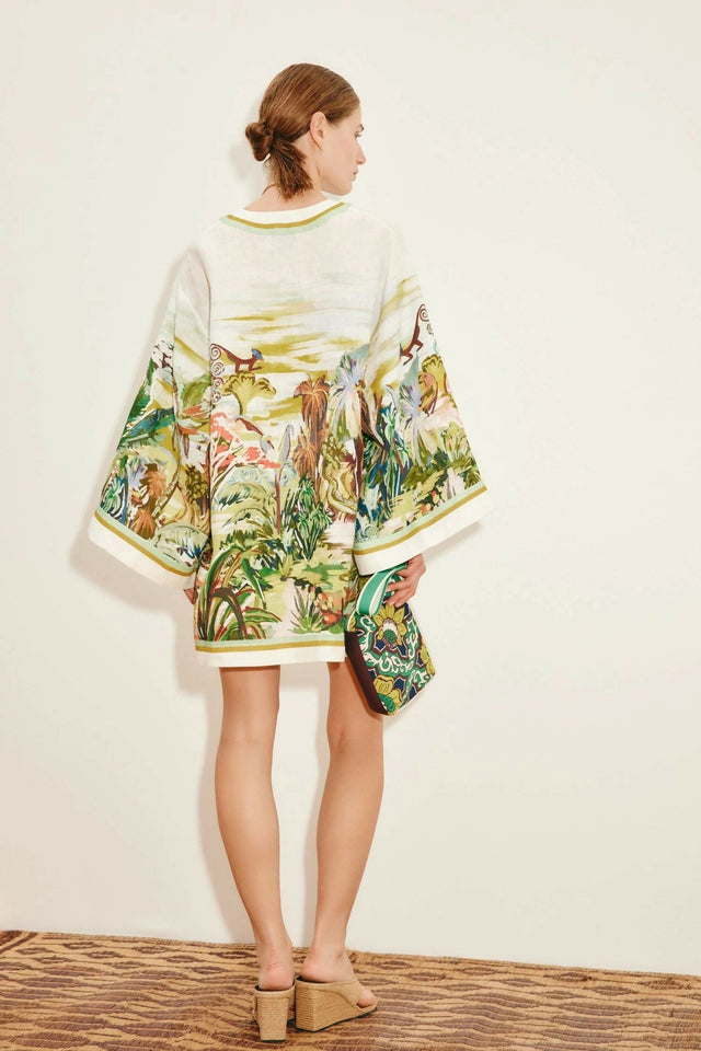 Alemais Jungle Boogie Mini Dress - 8 / Multi - Dresses