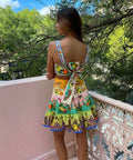Alemais Lemonis Cut Out Mini Dress in Multi - 10 / Multi - Dresses