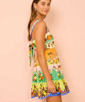 Alemais Lemonis Cut Out Mini Dress in Multi - 10 / Multi - Dresses