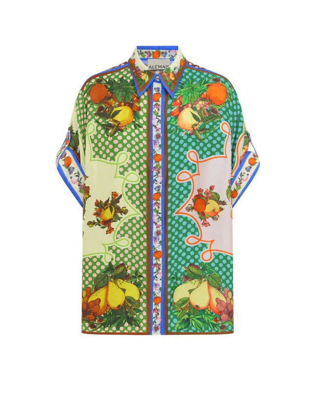 Alemais Lemonis Silk Shirt and Pant Set 16 - 16 / Multi - Outfit Sets