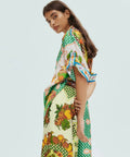 Alemais Lemonis Silk Shirt and Pant Set - Outfit Sets