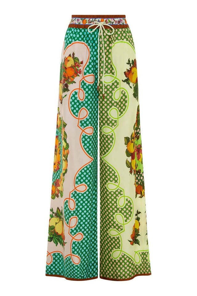 Alemais Lemonis Silk Shirt and Pant Set - Outfit Sets