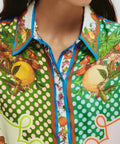 Alemais Lemonis Silk Shirt and Pant Set - Outfit Sets
