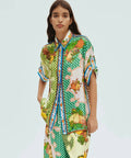 Alemais Lemonis Silk Shirt and Pant Set - Outfit Sets