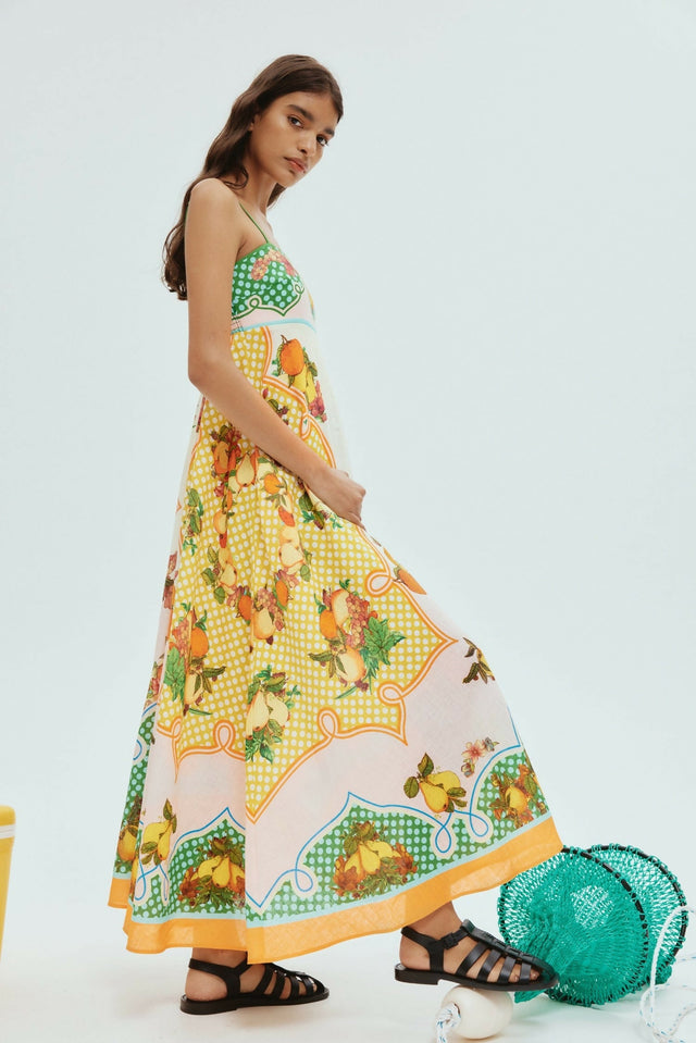 Alemais Lemonis Sundress Multicolour Size 10 - 10 / Multi - Dresses