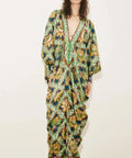 Alémais Liana V Neck Silk Midi - Dresses