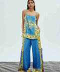 Alemais Linda Top and Pants Set Multi Floral Size 14 & 16 - Outfit Sets