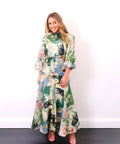 AlemaisLorettaPatchworkMidiDressHire