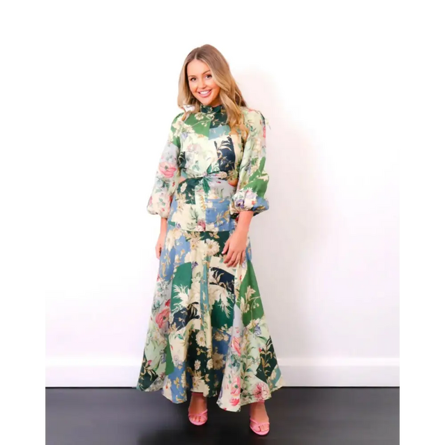 Alémais Loretta Patchwork Midi - Dresses