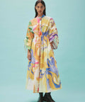 Alemais Luca Midi Shirt Dress Multi Size 16 - 16 / Multi - Dresses