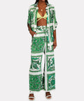 Alemais Lucille Lounge Shirt and Pants Silk Set Size 6 - 6 / Print - Outfit Sets
